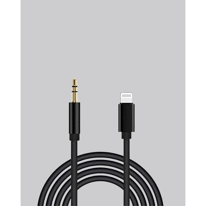 iPhone Uyumlu Lightning 3.5mm Aux Adaptör Kablo Stereo Ses Aktarım
