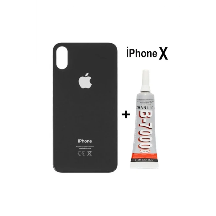iPhone X Arka Pil Kapağı ve Yapıştırıcı Hediye (Si
