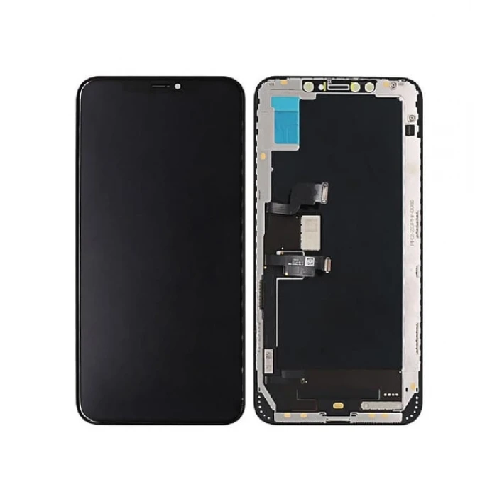 iPhone XS Max Lcd Ekran Dokunmatik REVİZE (Siyah)