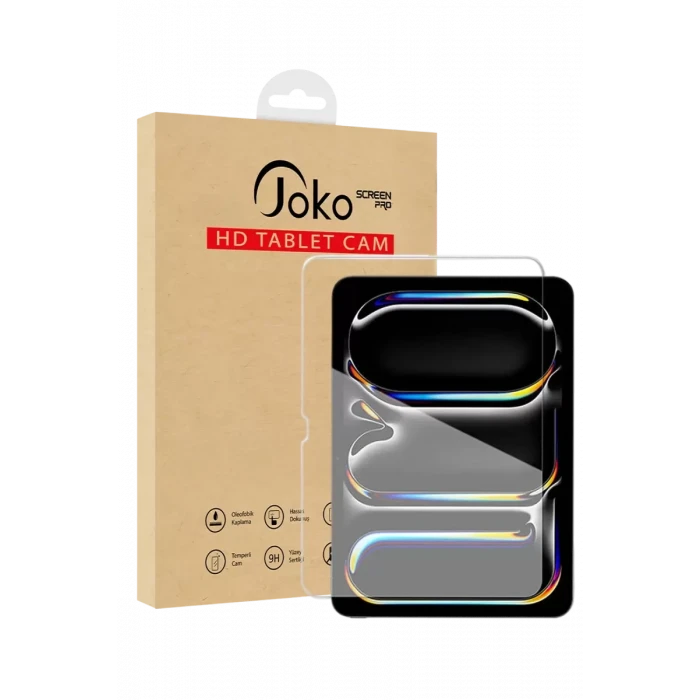 Joko Apple iPad 9.7 (2017) HD Tablet Cam Ekran Koruyucu - Şeffaf