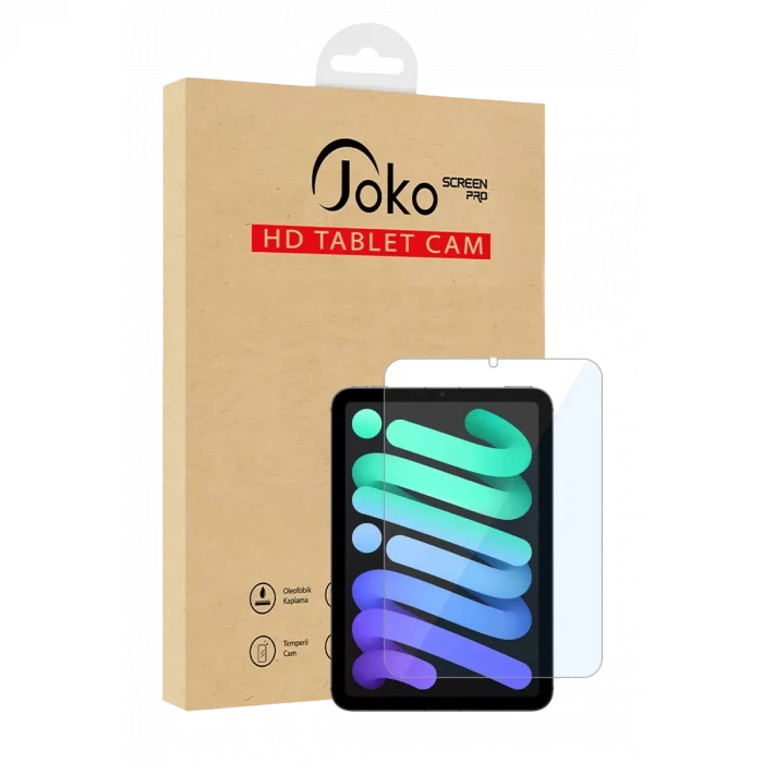 Joko Apple iPad Mini 6 HD Tablet Cam Ekran Koruyucu - Şeffaf