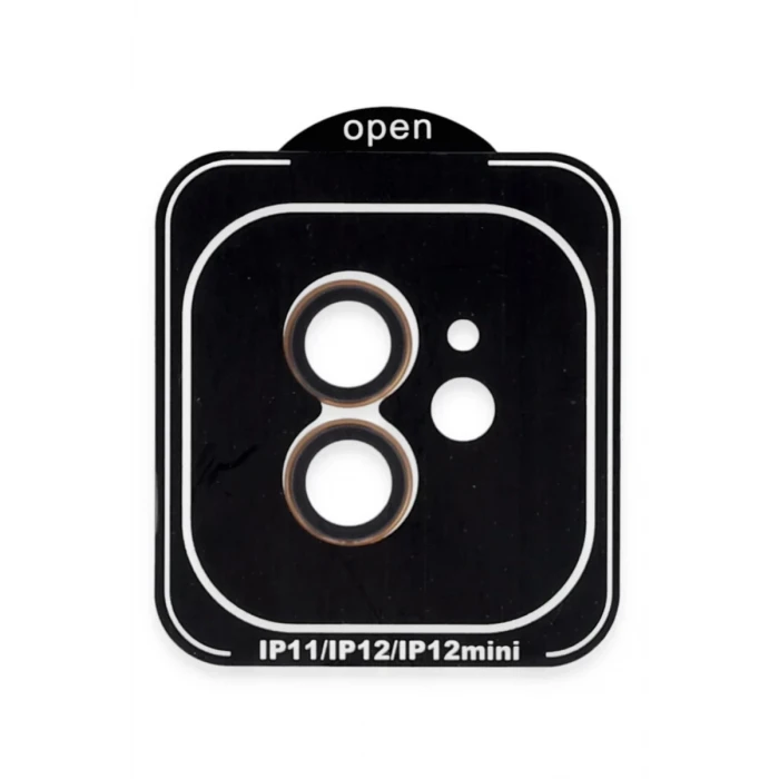 Joko Apple iPhone 11 PVD Metal Kamera Lens - Turuncu