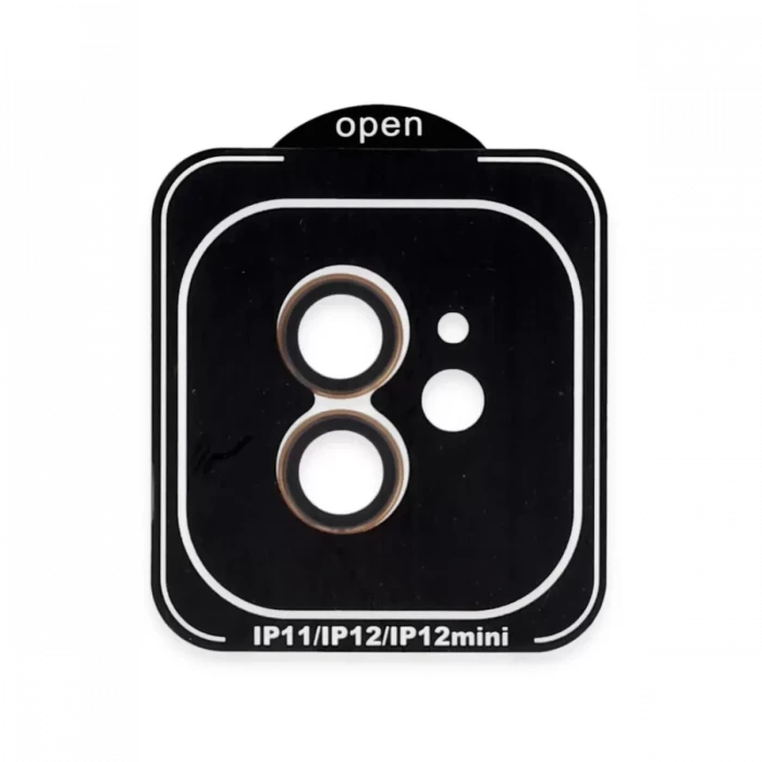 Joko Apple iPhone 11 PVD Metal Kamera Lens - Turuncu