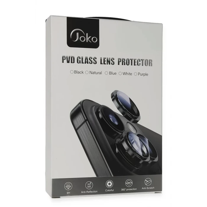 Joko Apple iPhone 13 PVD Metal Kamera Lens - Siyah