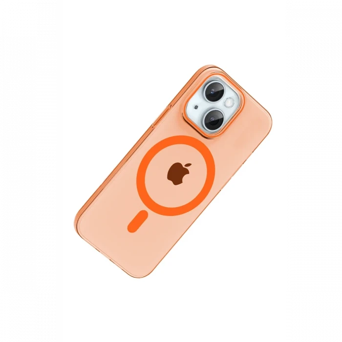 Joko Apple iPhone 14 PC Blank Magsafe Kapak - Turuncu