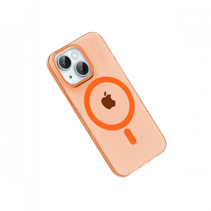 Joko Apple iPhone 14 PC Blank Magsafe Kapak - Turuncu