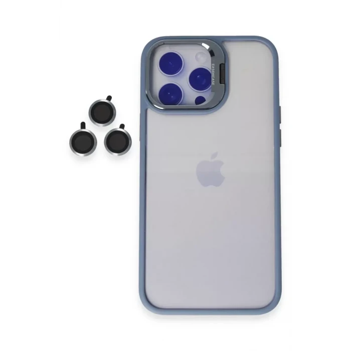 Joko Apple iPhone 14 Pro Kılıf Roblox Lens Standlı Kapak - Sierra Blue