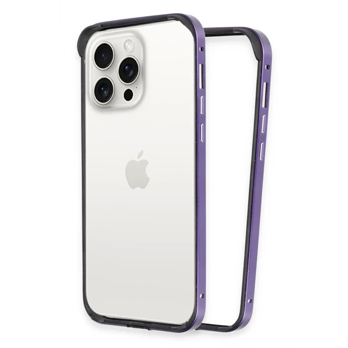 Joko Apple iPhone 14 Pro Land Bumper Koruma Kapak - Derin Mor