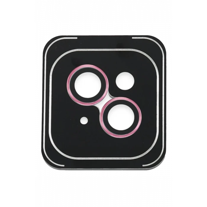 Joko Apple iPhone 14 PVD Metal Kamera Lens - Pembe