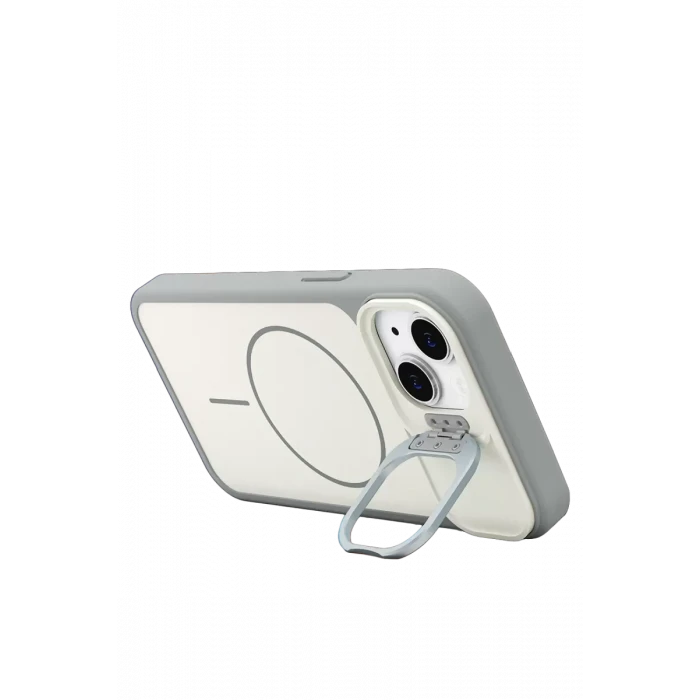 Joko Apple iPhone 15 Pale Magsafe Standlı Kapak - Beyaz