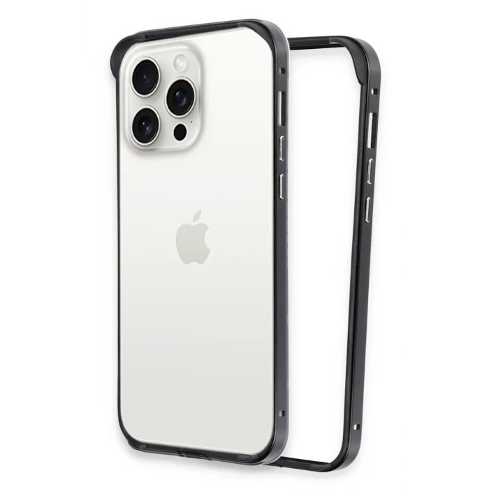 Joko Apple iPhone 15 Pro Land Bumper Koruma Kapak - Siyah