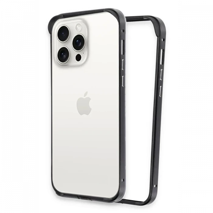 Joko Apple iPhone 15 Pro Land Bumper Koruma Kapak - Siyah