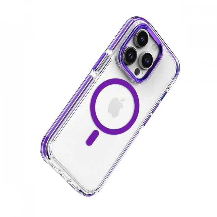 Joko Apple iPhone 15 Pro Max Bella Magsafe Kapak - Derin Mor