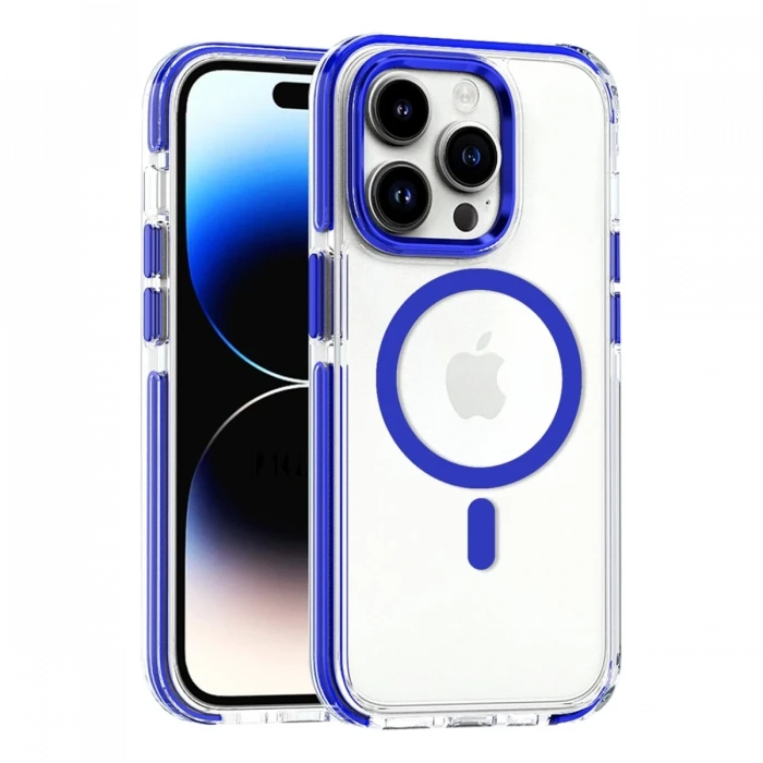 Joko Apple iPhone 15 Pro Max Bella Magsafe Kapak - Mavi