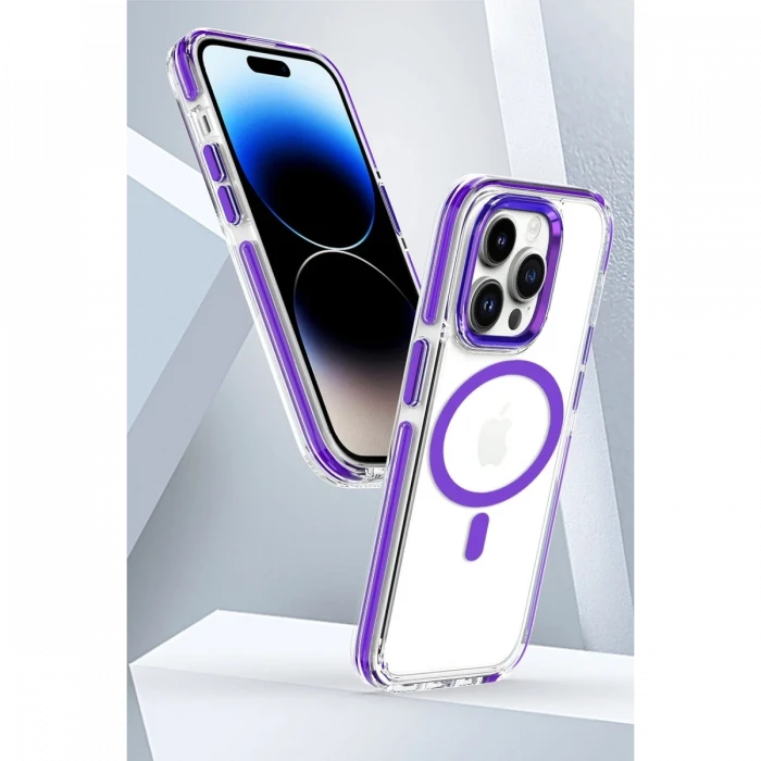 Joko Apple iPhone 15 Pro Max Bella Magsafe Kapak - Mavi