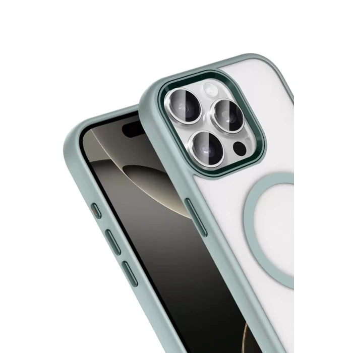 Joko Apple iPhone 15 Pro Max Terea Magsafe Kapak - Gri
