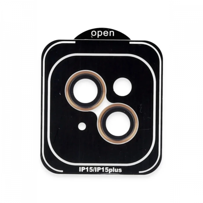 Joko Apple iPhone 15 PVD Metal Kamera Lens - Turuncu