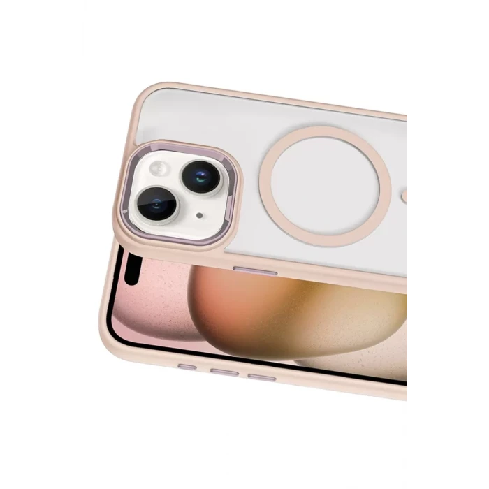 Joko Apple iPhone 15 Terea Magsafe Kapak - Pembe