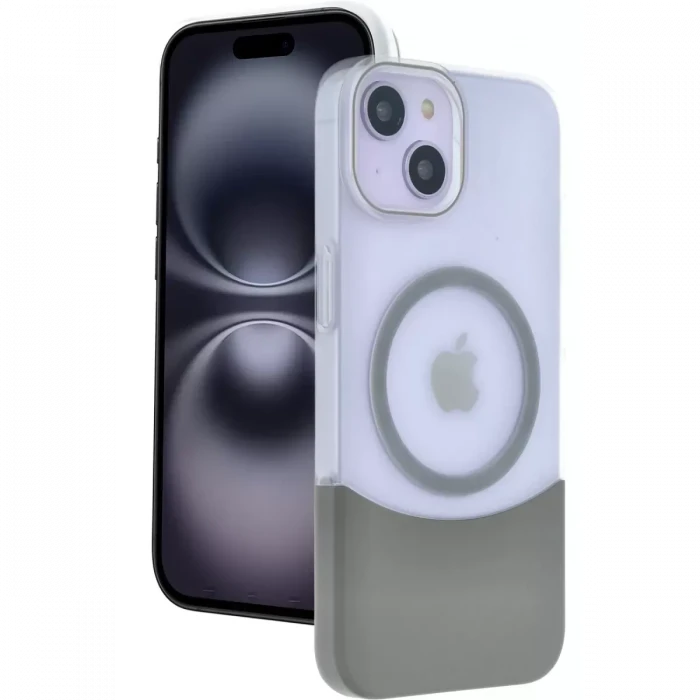 Joko Apple iPhone 15 Velar Magsafe Kapak - Natural Grey