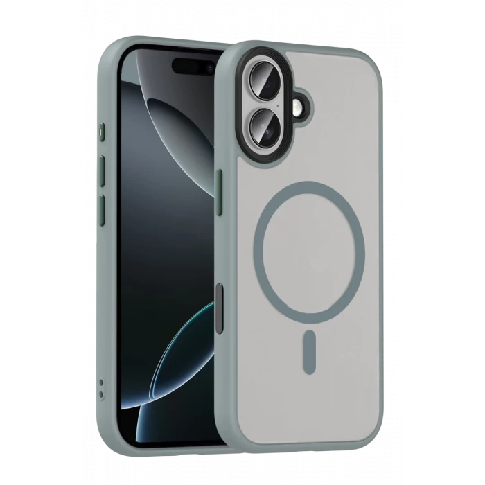 Joko Apple iPhone 16 Megane Magsafe Kapak - Titan Gri