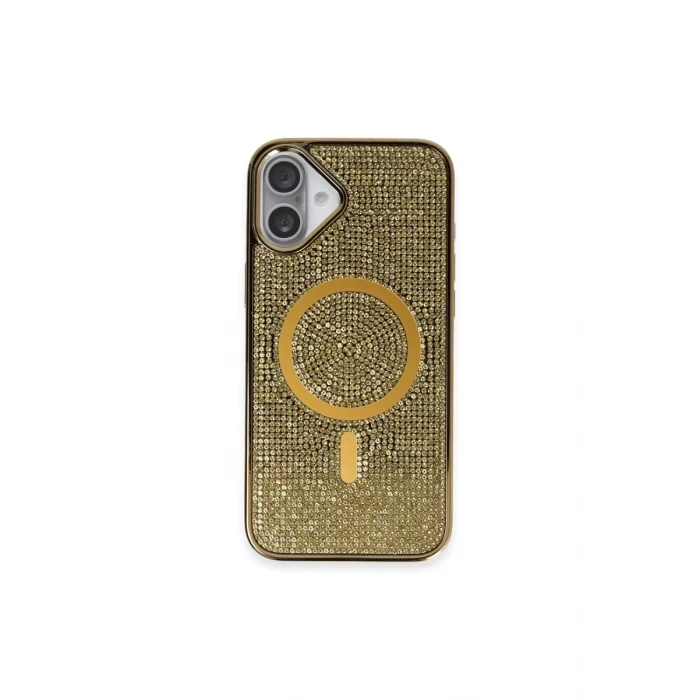 Joko Apple iPhone 16 Plus Kılıf Helen Magsafe Kapak - Gold