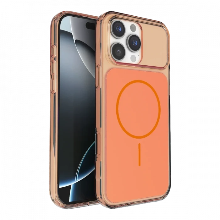 Joko Apple iPhone 16 Pro Max Bruma Magsafe Kapak - Turuncu