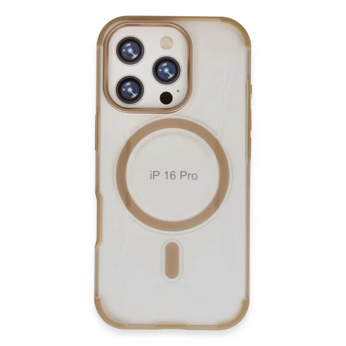 Joko Apple iPhone 16 Pro Max Hilton Magsafe Kapak - Gold