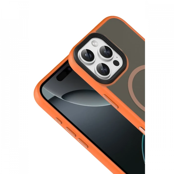 Joko Apple iPhone 16 Pro Max Megane Magsafe Kapak - Turuncu