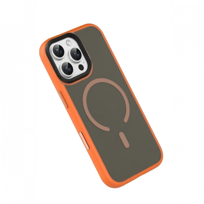 Joko Apple iPhone 16 Pro Max Megane Magsafe Kapak - Turuncu