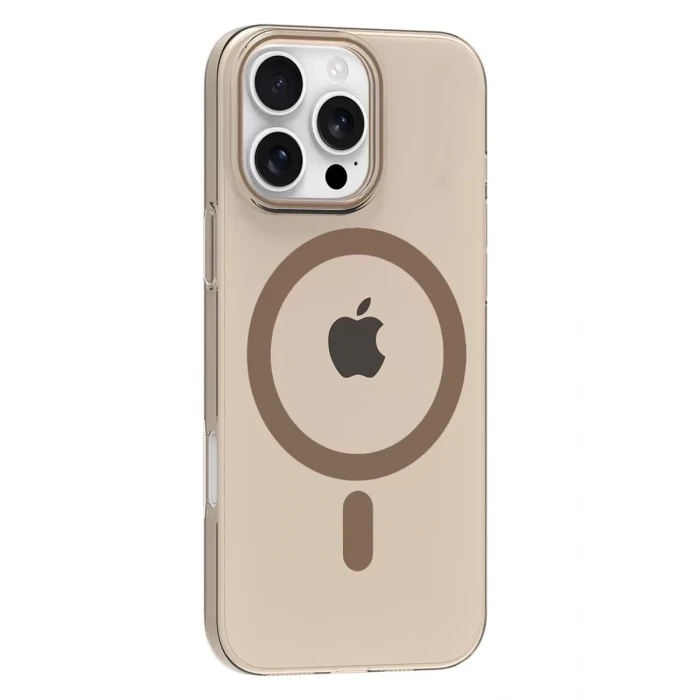 Joko Apple iPhone 16 Pro Max PC Blank Magsafe Kapak - Çöl Titanyum