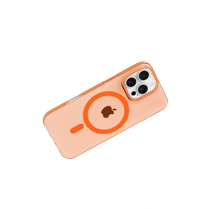 Joko Apple iPhone 16 Pro Max PC Blank Magsafe Kapak - Turuncu