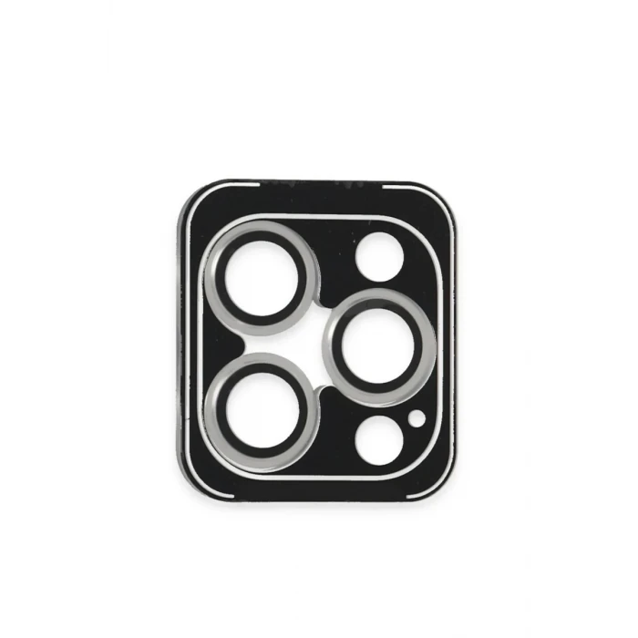 Joko Apple iPhone 16 Pro Max PVD Metal Kamera Lens - Gümüş