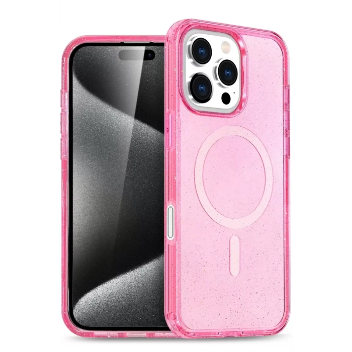 Joko Apple iPhone 16 Pro Max Star Magsafe Kapak - Pembe