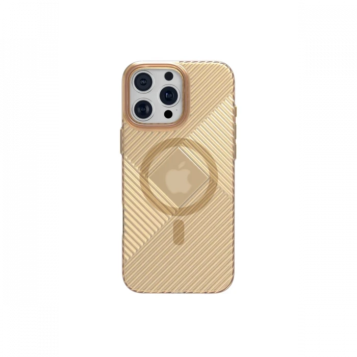 Joko Apple iPhone 16 Pro Max Stella PC Sert Magsafe Kılıf - Gold