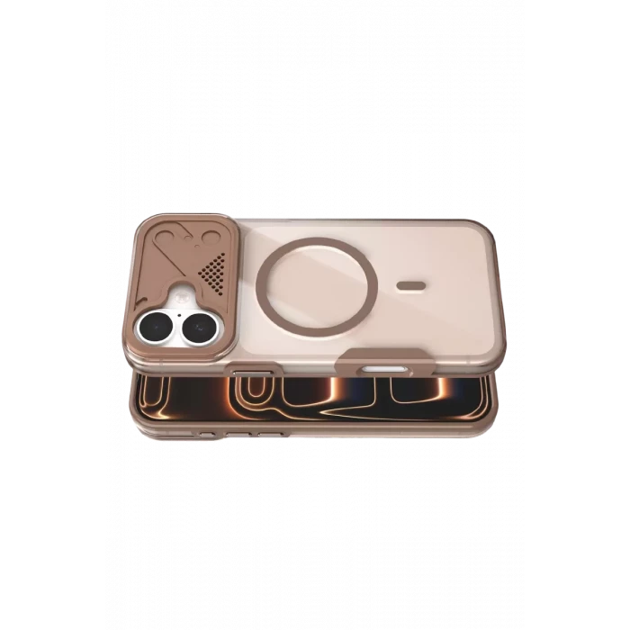 Joko Apple iPhone 16 Zinko Magsafe Kapak - Çöl Titanyum