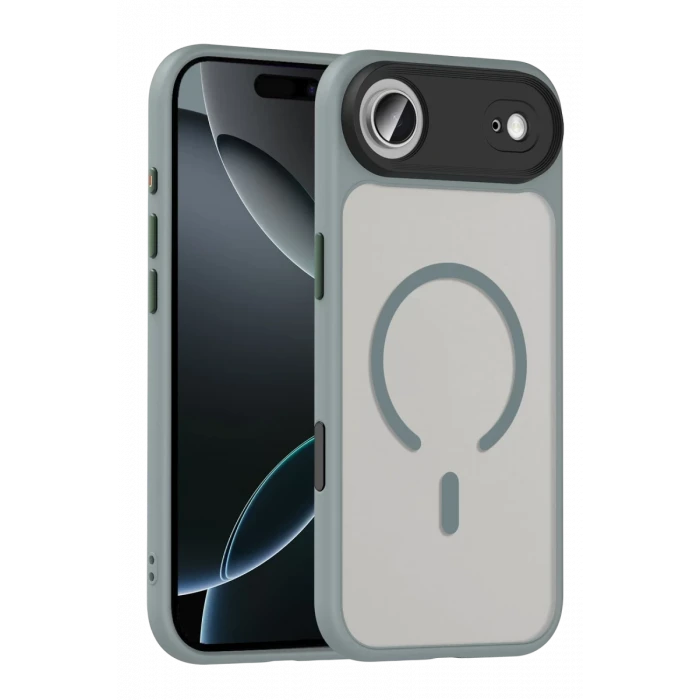 Joko Apple iPhone 17 Air Megane Magsafe Kapak - Titan Gri