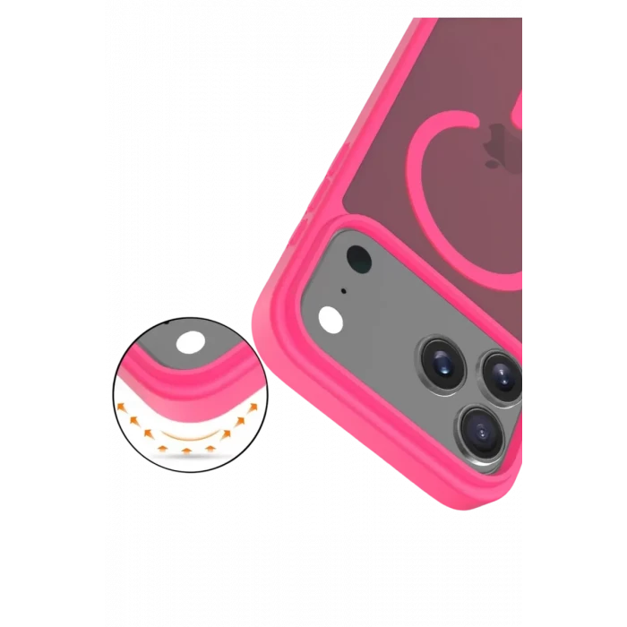 Joko Apple iPhone 17 Pro Max Jota Magsafe Kapak - Rose