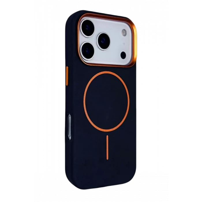 Joko Apple iPhone 17 Pro Max Luno Deri Magsafe Kapak - Mavi