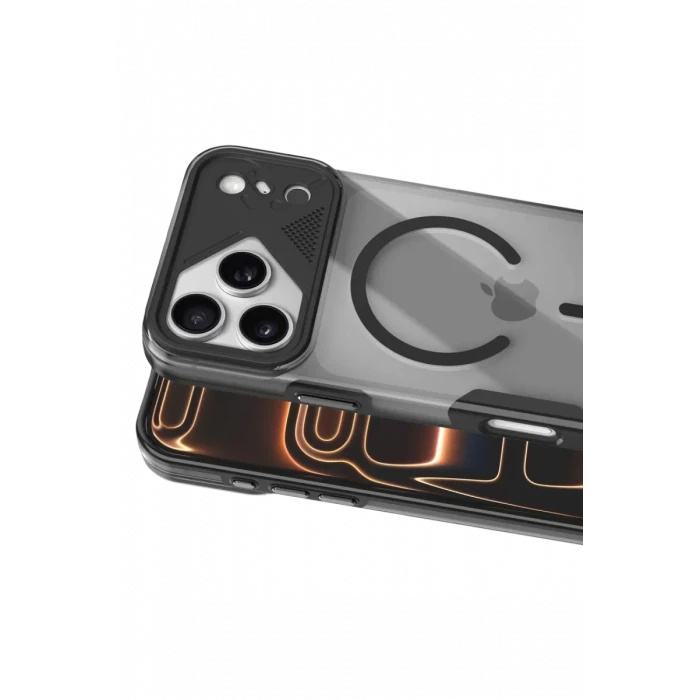 Joko Apple iPhone 17 Pro Max Zinko Magsafe Kapak - Siyah