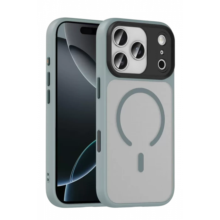 Joko Apple iPhone 17 Pro Megane Magsafe Kapak - Titan Gri