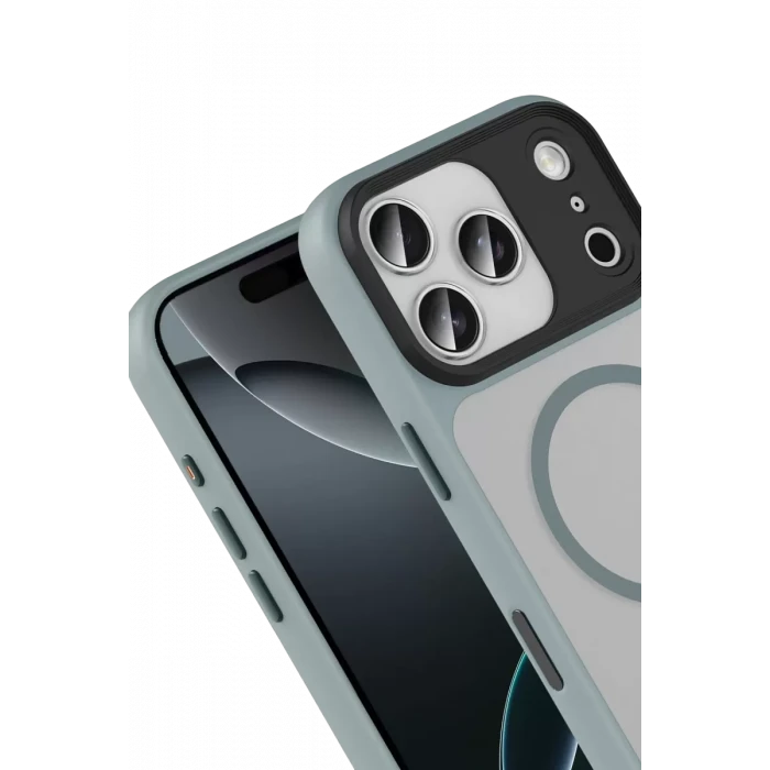 Joko Apple iPhone 17 Pro Megane Magsafe Kapak - Titan Gri