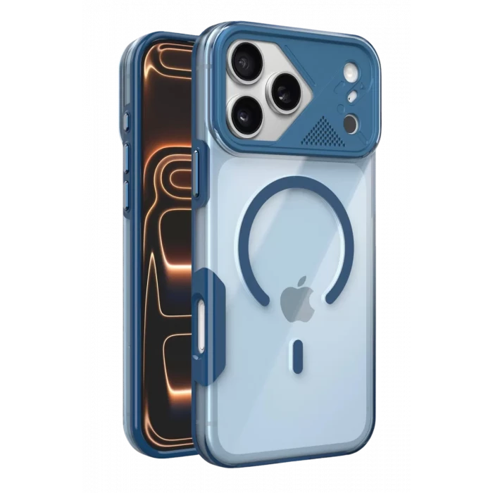 Joko Apple iPhone 17 Pro Zinko Magsafe Kapak - Lacivert