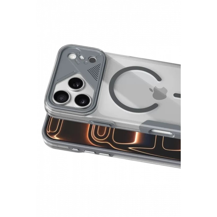 Joko Apple iPhone 17 Pro Zinko Magsafe Kapak - Titan Gri