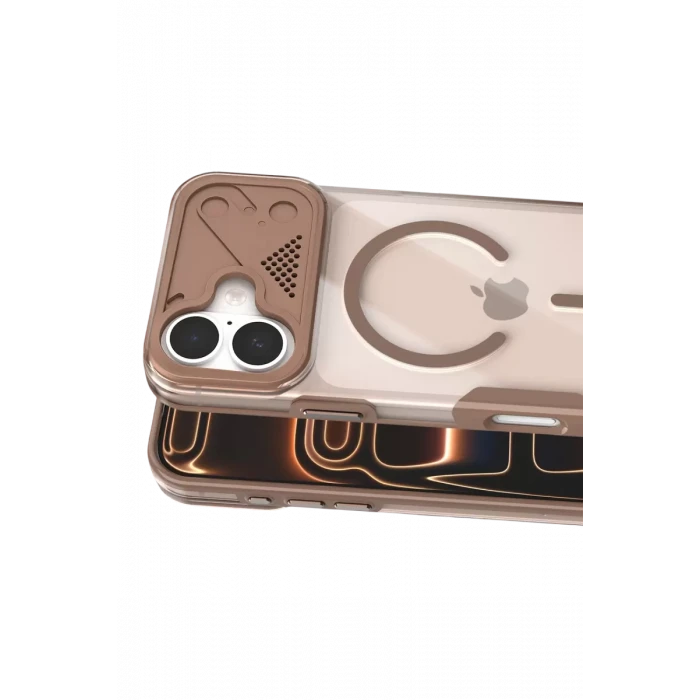Joko Apple iPhone 17 Zinko Magsafe Kapak - Çöl Titanyum