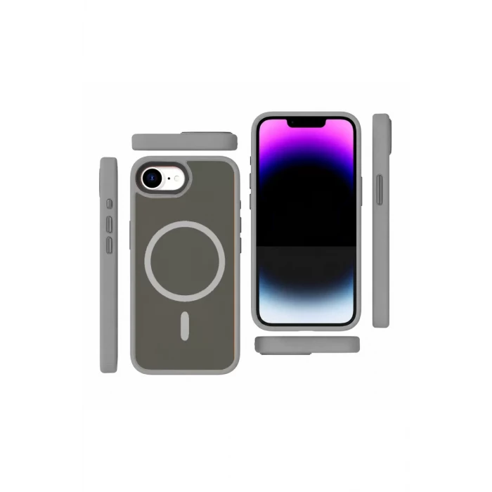 Joko Apple iPhone 17E Megane Magsafe Kapak - Titan Gri