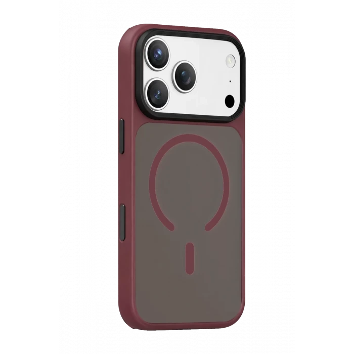 Joko Apple iPhone 18 Pro Max Megane Magsafe Kapak - Bordo