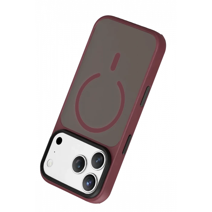 Joko Apple iPhone 18 Pro Megane Magsafe Kapak - Bordo
