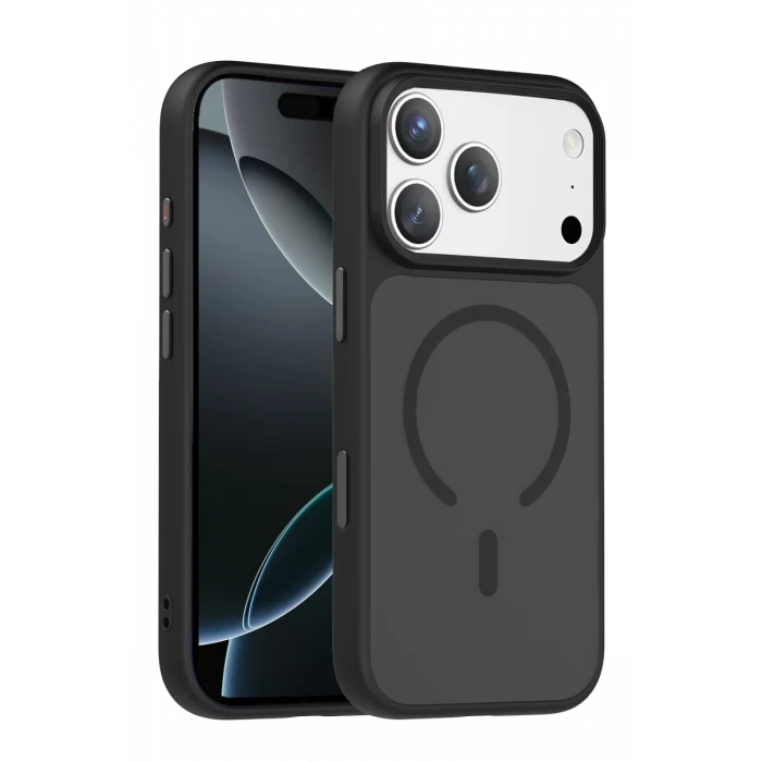 Joko Apple iPhone 18 Pro Megane Magsafe Kapak - Siyah