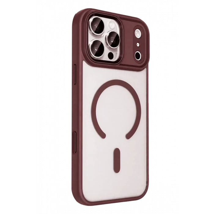 Joko Apple iPhone 18 Pro Terea Magsafe Kapak - Bordo