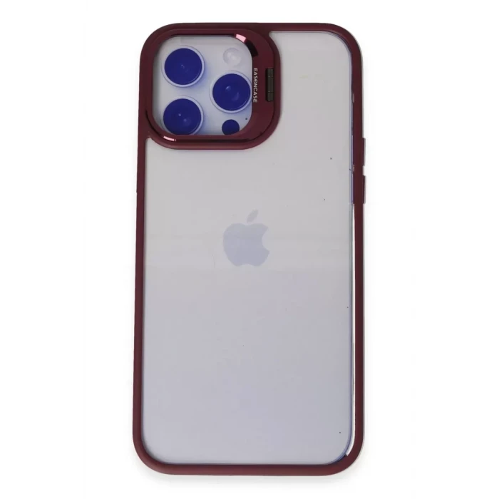Joko Apple iPhone 14 Pro Kılıf Roblox Lens Standlı Kapak - Bordo